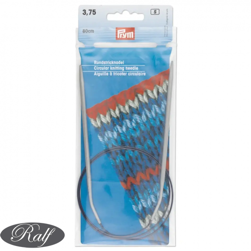 Andrele circulare aluminiu, 80 cm - 3,75 mm - Prym 211257